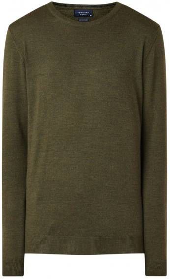 Trui Profuomo zwart ronde hals merinowol XX Large Trui Profuomo zwart ronde hals merinowol XX Large