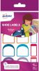 Avery Family etiketten voor schoenen, etui met 24 etiketten, geassorteerde formaten en kleuren online kopen
