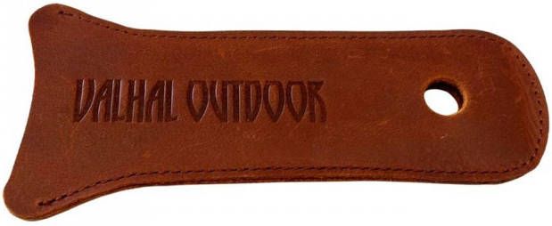Merkloos Valhal Outdoor Steel Hoes/Handvatbeschermer Echt Leer Met Gat Om Op Te Hangen Vh.sleeve