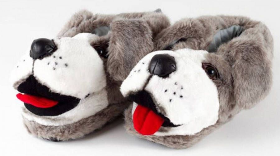 Merkloos Volwassenen Dieren Sloffen/Pantoffels Hond M(37 38, 5) Sloffen Volwassenen