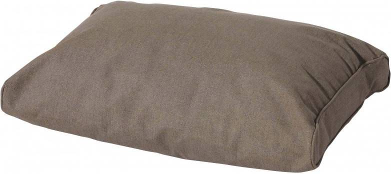 Madison kussens Loungekussen ruggedeelte 60x40cm carré,  Oxford taupe(waterafstotend )