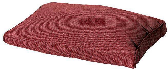 Madison kussens Loungekussen ruggedeelte premium 60x40cm carré,  Manchester red(waterafstotend )