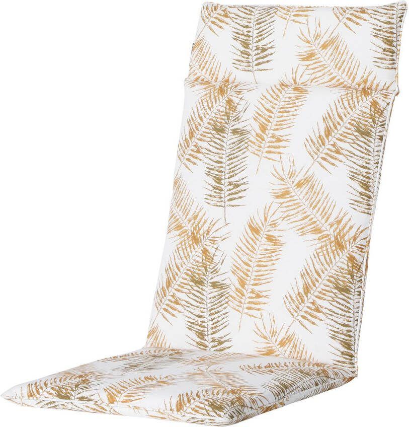 Madison kussens Tuinkussen hoge rug universal  Flora yellow(waterafstotend )