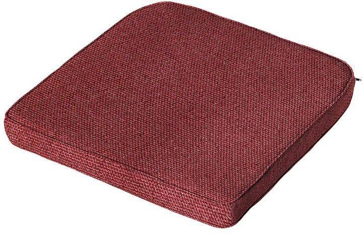 Madison kussens Zitkussen wicker universeel 46x48cm  Manchester red(waterafstotend )