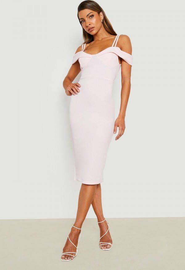 boohoo Espadrille Sleephakken Met Bandjes, Blush