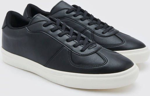 boohoo Monochrome Gympen Met Panelen, Black