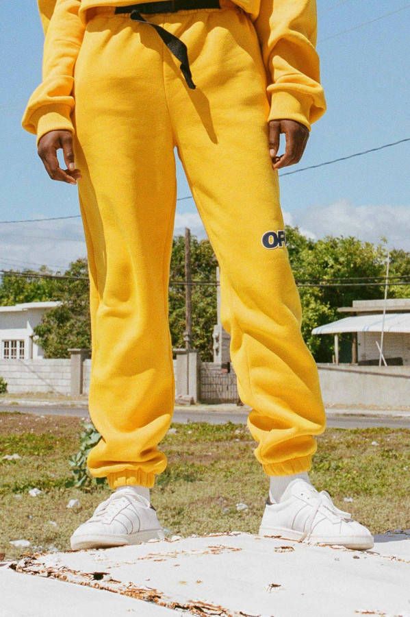 boohoo Ofcl Regular Fit Joggingbroek, Yellow