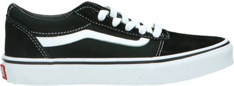 Vans Ward Suede/Canvas Dames Sneakers Black/White Maat 40 online kopen