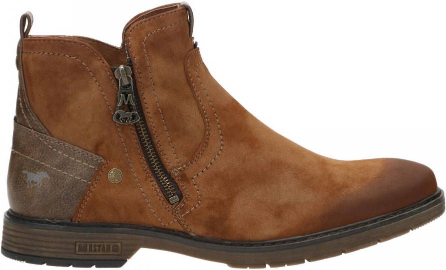 Rieker Enkellaars Heren Bruin/Cognac - Schoenen.nl