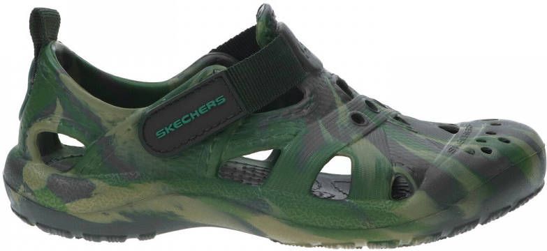 Skechers Koolers Swurlz Slipper Jongens Groen