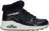 Skechers Uno Cozy On Air Black Rose Gold Veter boots online kopen