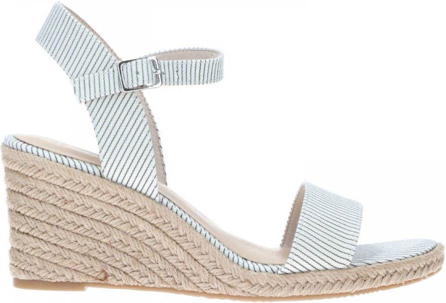 tamaris Denim Casual Wedges , Blauw, Dames