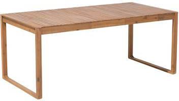 Beliani Sassari Eettafel lichte Houtkleur acaciahout