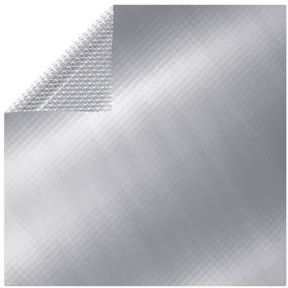vidaXL Zwembadhoes 975x488 cm PE zilverkleurig