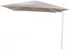 4-Seasons parasols Zweefparasol Siesta premium 300x300cm taupe(white frame) 4  Seasons online kopen