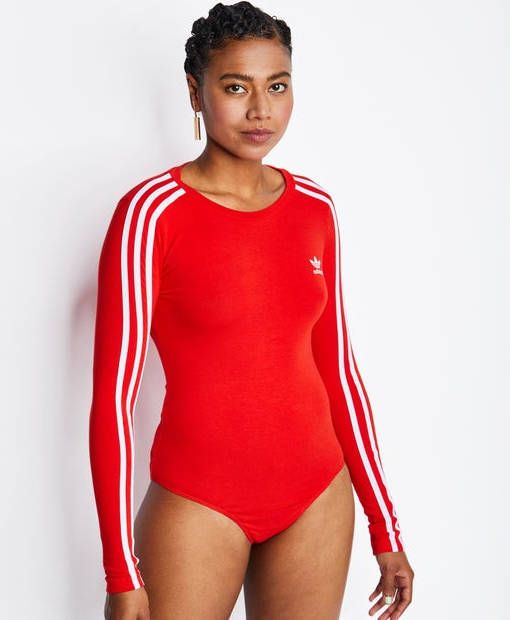 Adidas Originals Club Kid Dames Bodysuits Red Katoen Jersey