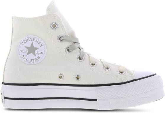 Converse Chuck Taylor All Star Lift Hi Dames Schoenen White Textil, Leer