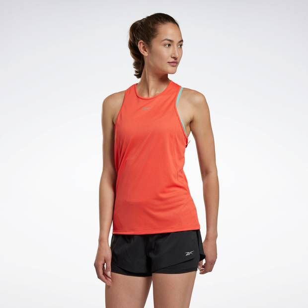 Reebok wor run speedwick sporttanktop oranje dames