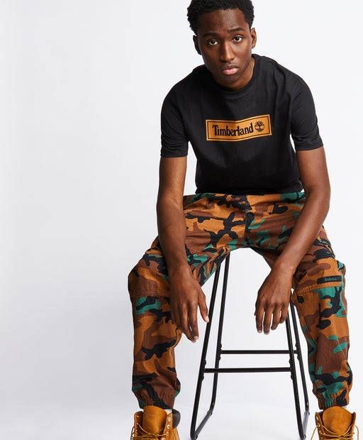 Timberland Uniform Shortsleeve Heren T Shirts Black 100% Katoen