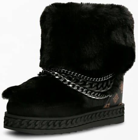 Guess Enkellaarsje Hasana Synthetisch Bont