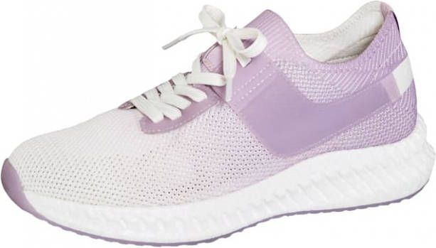 Caprice Sneaker met zomers kleurverloop Lila/Wit