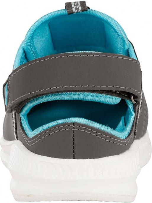 Lico Instapper met hielbandje Grijs/Turquoise