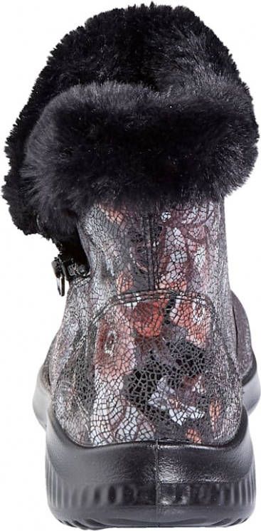 Naturläufer Enkellaarsje in gebloemde look Zwart/Multicolor