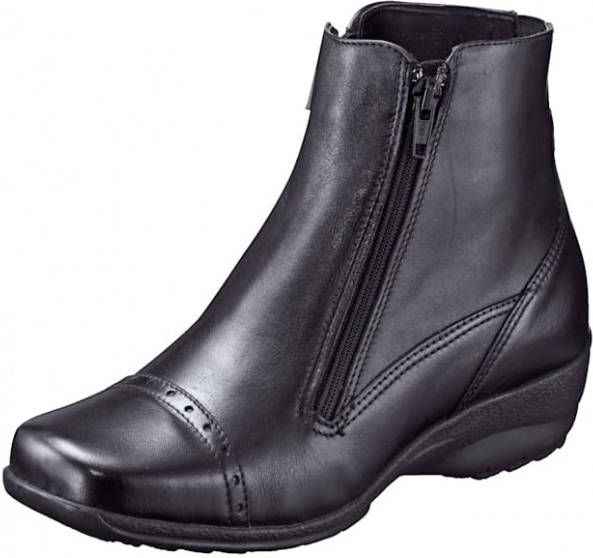 Naturläufer Enkellaarsje met elegante broguesgaatjes Zwart