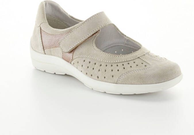 Naturläufer Klittenbandschoen Beige