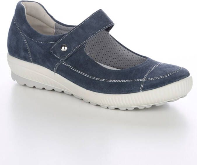 Naturläufer Klittenbandschoen met klittenbandsluiting Blauw