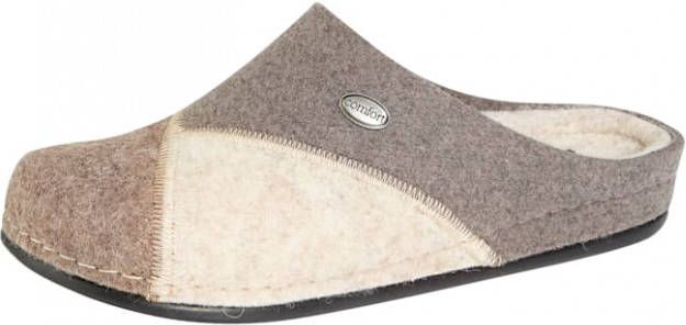 Naturläufer Pantoffel Taupe