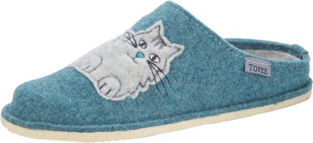 Naturläufer Pantoffel Turquoise