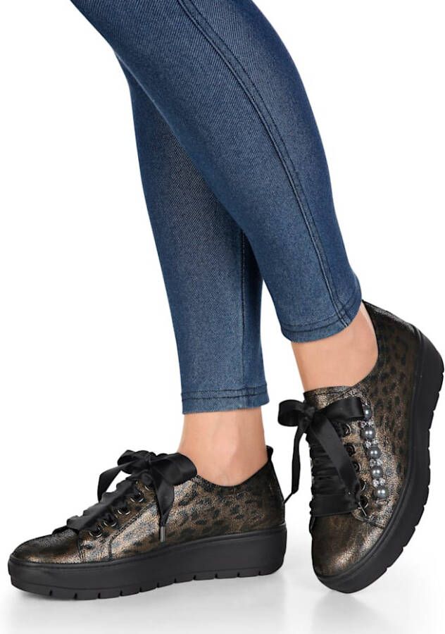 Naturläufer Veterschoen Goudkleur