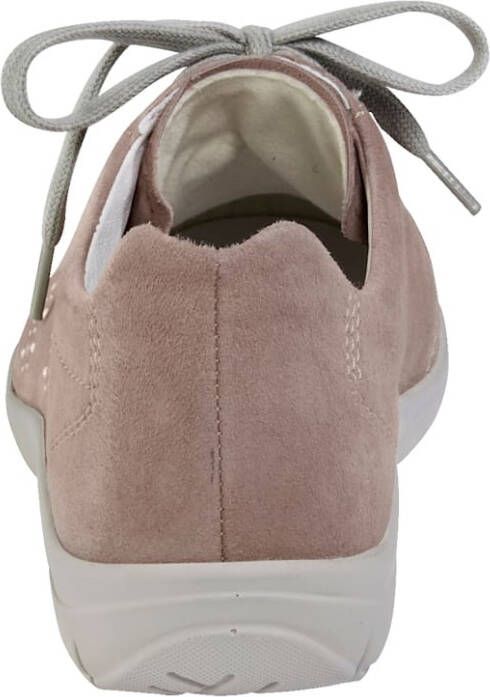 Naturläufer Veterschoen van hoogwaardig suède Roze