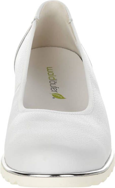 Waldläufer Ballerina met lichte EVA zool Wit