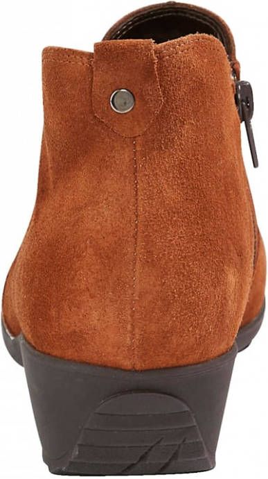 Waldläufer Enkellaarsje in klassieke look Cognac