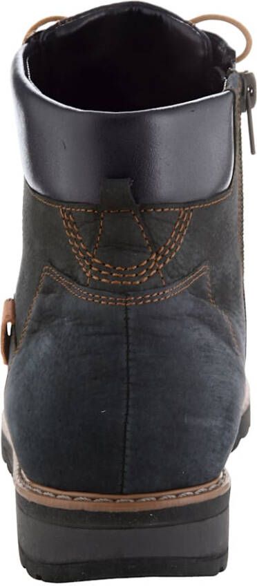 Waldläufer Hoge veterschoen Blauw