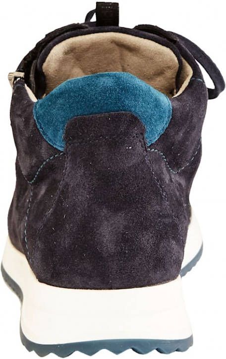 Waldläufer Hoge veterschoen Donkerblauw