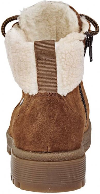 Waldläufer Hoge veterschoen in TEX uitvoering Cognac