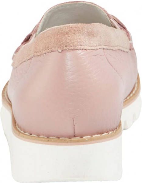 Waldläufer Mocassin van generfd hertennappa Roze