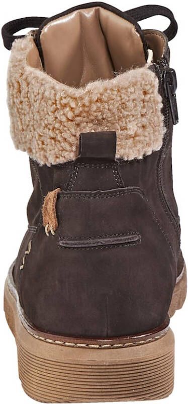 Waldläufer Veterlaarsje van hoogwaardig leer Bruin