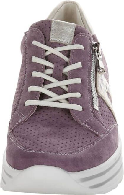 Waldläufer Veterschoen met rits opzij Violet