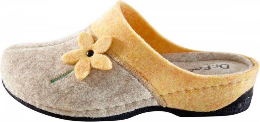 huisschoenen in naturel/geel van Dr. Feet