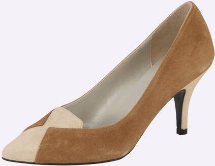 pumps in cognac beige van heine