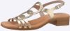 Sandalen in goudkleur van heine online kopen