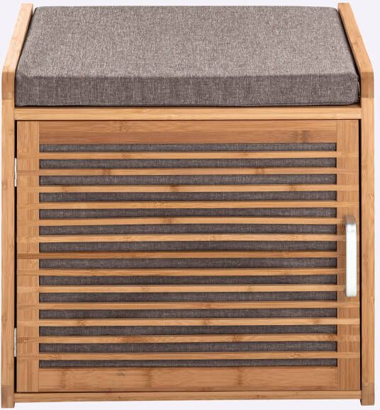 Wenko Schoenenbank Bahari BxDxH 50x33x45 cm, gemaakt van bamboe