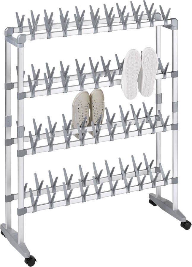 Schoenenrek in zilverkleur van heine home