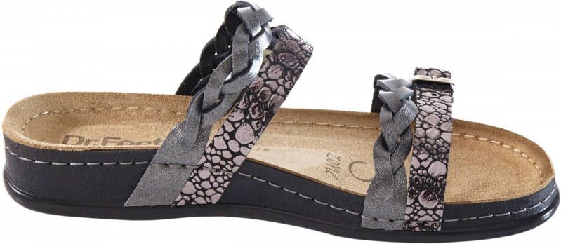 Slippers in antraciet van Dr. Feet