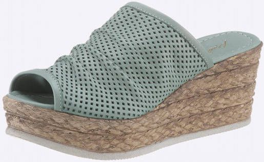 Slippers in mint van Andrea Conti
