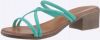 Slippers in turquoise van heine online kopen